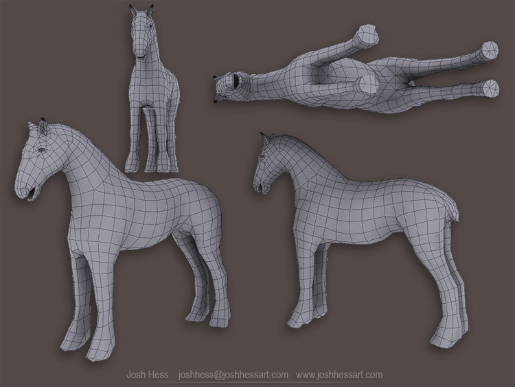 Horse - Wire Frame